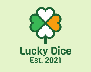 Lucky Irish Clover  logo design