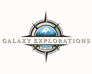 Compass Mountain Adventure logo design