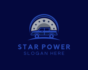 Star Pickup Truck logo design