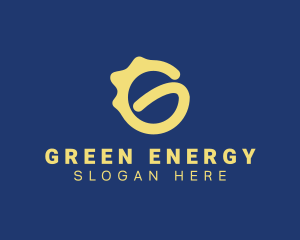 Solar Energy Letter G logo design