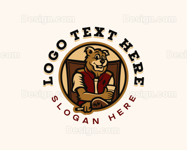 Bear Outdoor Camper Logo