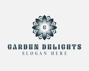 Flower Garden Event logo design