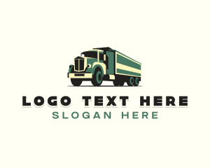 Haulage Transport Truck logo