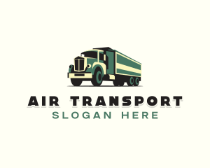 Haulage Transport Truck logo design