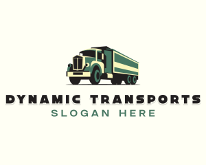 Haulage Transport Truck logo design