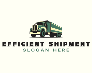 Haulage Transport Truck logo design