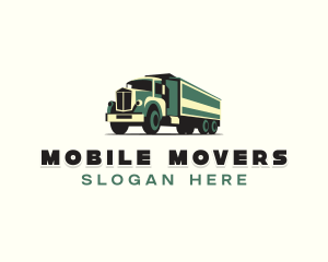 Haulage Transport Truck logo design