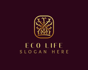 Luxury Wellness Tree logo design