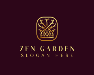 Luxury Wellness Tree logo design