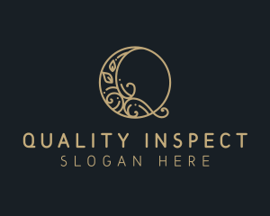 Elegant Decorative Letter Q logo design