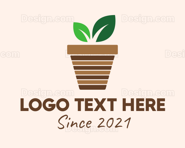House Plant Pot Logo