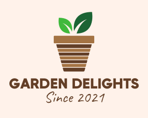 House Plant Pot  logo design