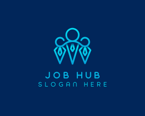 Worker Job Professional logo design