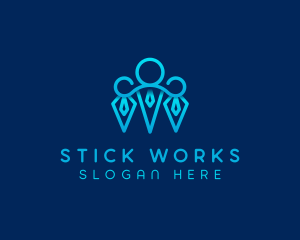 Worker Job Professional logo design