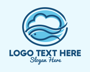 Ocean Fish Cloud  logo