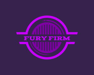 Purple Business Firm logo design