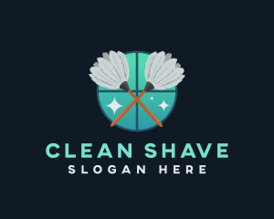 Feather Duster Cleaning logo design