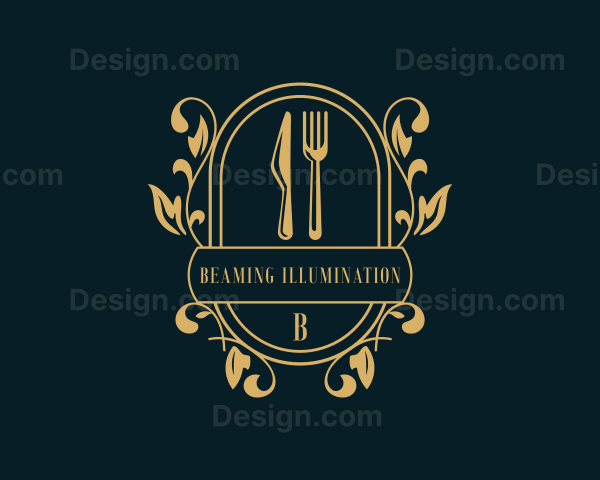 Restaurant Kitchen Gourmet Logo