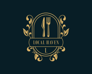 Restaurant Kitchen Gourmet Logo