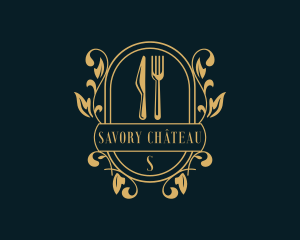 Restaurant Kitchen Gourmet logo design