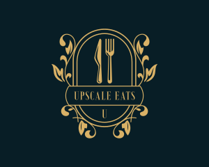 Restaurant Kitchen Gourmet logo design