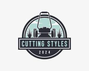 Gardener Grass Cutting logo