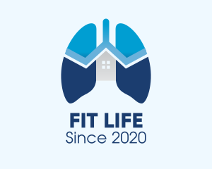 Blue Respiratory Lungs Clinic logo