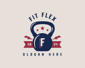 Kettlebell Fitness Gym logo design