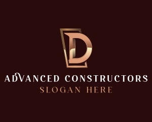 Luxury Business Letter D logo design