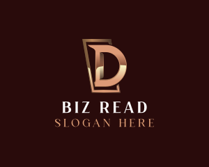 Luxury Business Letter D logo design