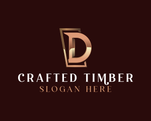 Luxury Letter D Business logo design