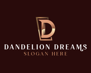 Luxury Letter D Business logo design