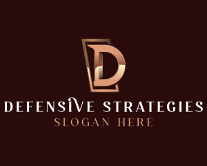 Luxury Letter D Business logo design