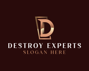 Luxury Letter D Business logo design