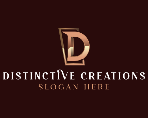 Luxury Letter D Business logo design