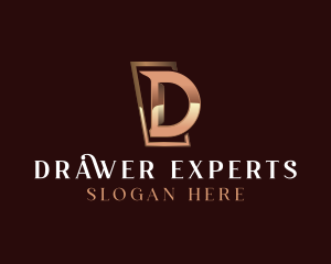 Luxury Letter D Business logo design