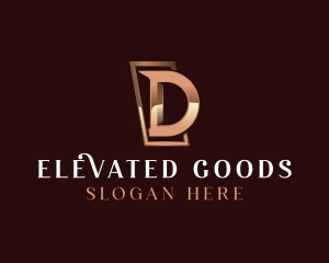 Luxury Business Letter D logo design