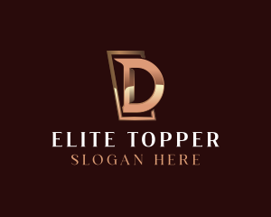 Luxury Business Letter D logo design