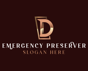 Luxury Letter D Business logo design