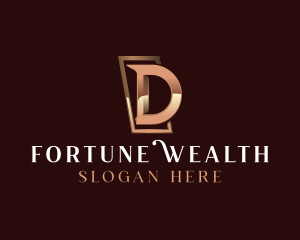 Luxury Letter D Business logo design