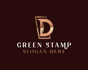 Luxury Letter D Business logo design