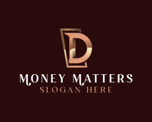 Luxury Letter D Business logo design