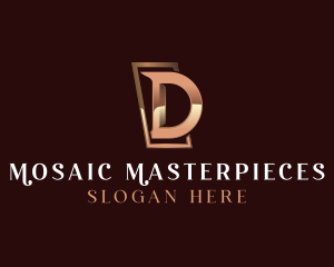 Luxury Business Letter D logo design