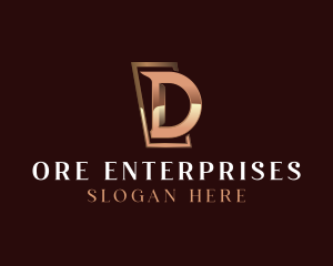 Luxury Letter D Business logo design