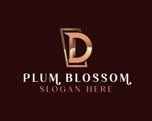 Luxury Business Letter D logo design