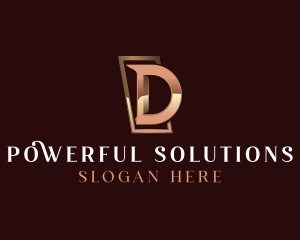 Luxury Letter D Business logo design