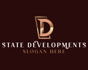 Luxury Letter D Business logo design