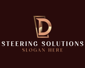 Luxury Letter D Business logo design