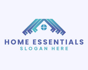 Home Improvement Roof logo design