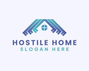 Home Improvement Roof logo design